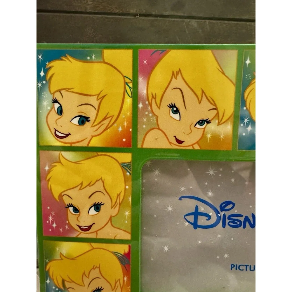 Tinkerbell Faces‎ Picture Photo Frame Green Disney 4x6